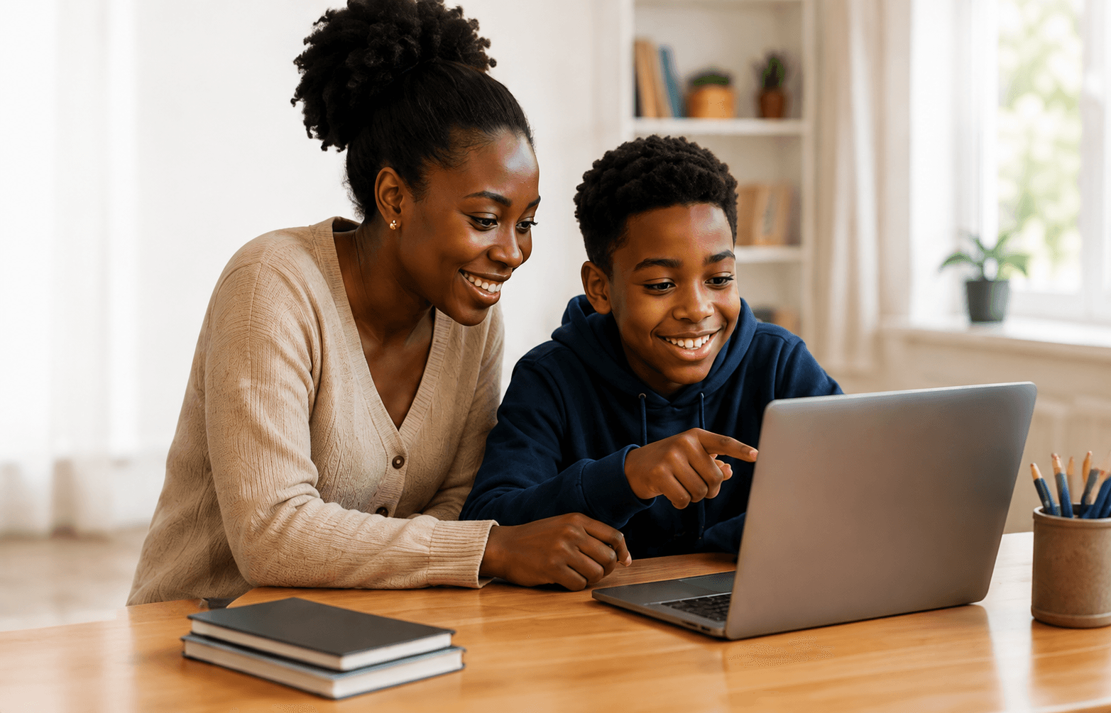 Young learner discovering coding with Tech Talk Hub